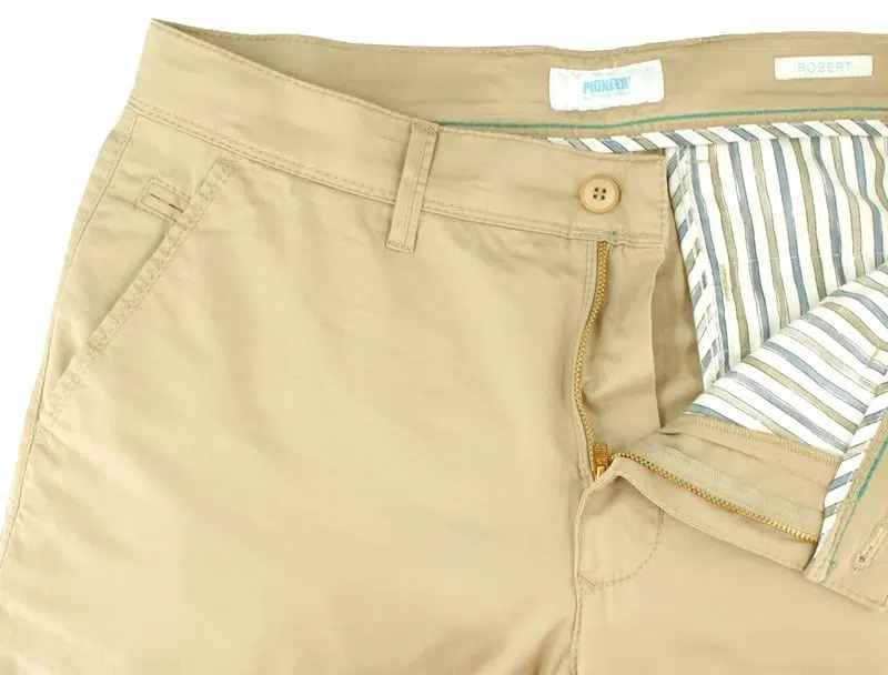 Pantalon chino homme léger PIONEER Robert 4201 beige – Image 2