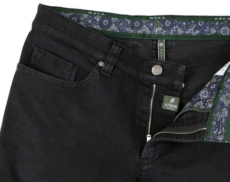 jean grande taille MENS Détroit-U noir x-tend 5838Met – Image 3