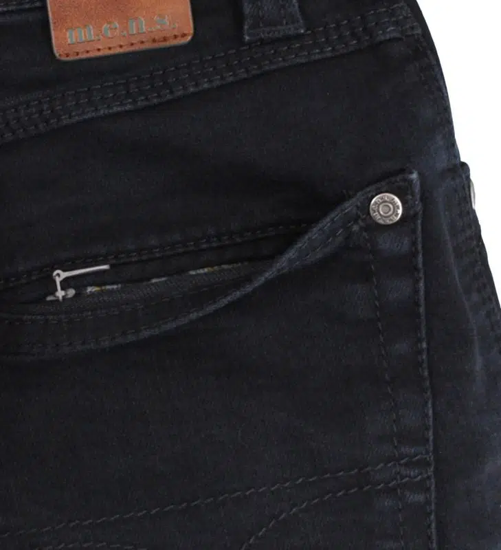 jean grande taille MENS Détroit-U noir x-tend 5838Met – Image 4