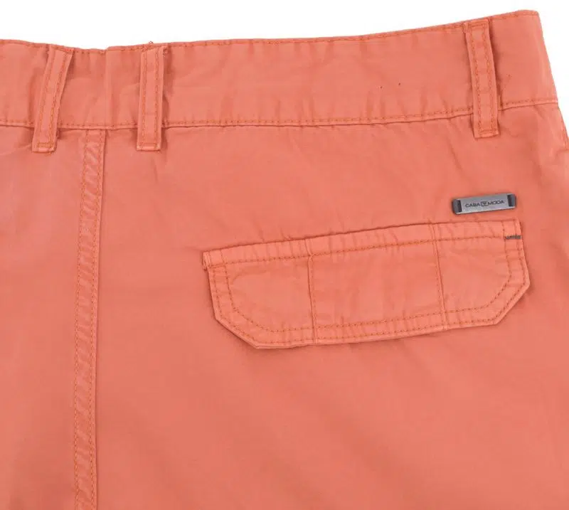 Bermuda poches cargo orange Casa Moda – Image 4