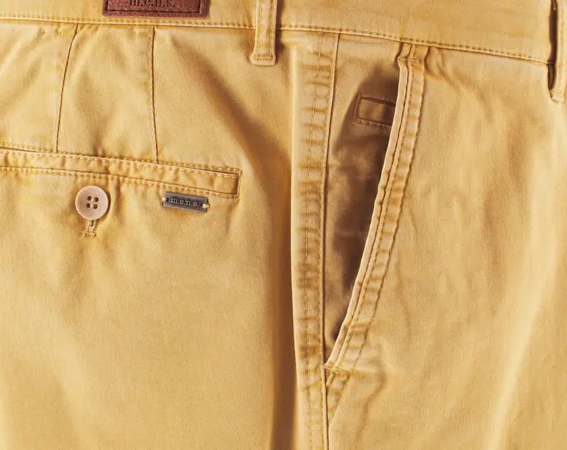 Pantalon MENS Madison jaune paille 4811Men – Image 2