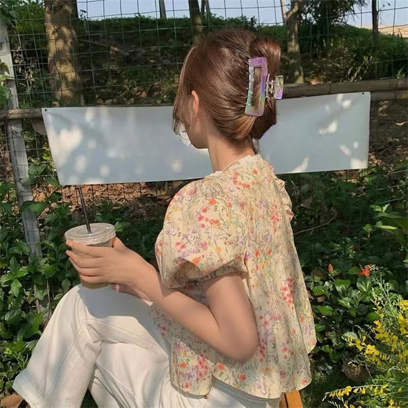 Barrette à cheveux transparente – Image 2