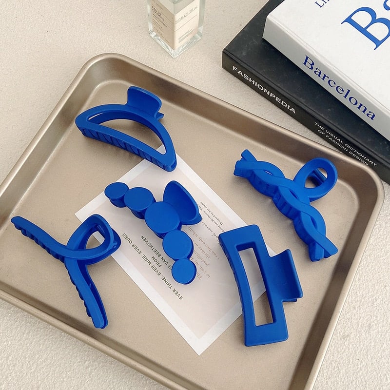 Pince à cheveux bleu – Image 3