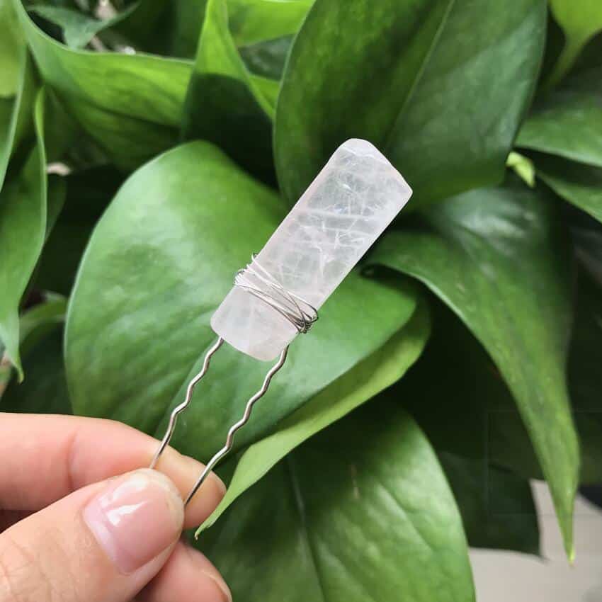 Barrette cheveux en pierre naturelle – Image 4