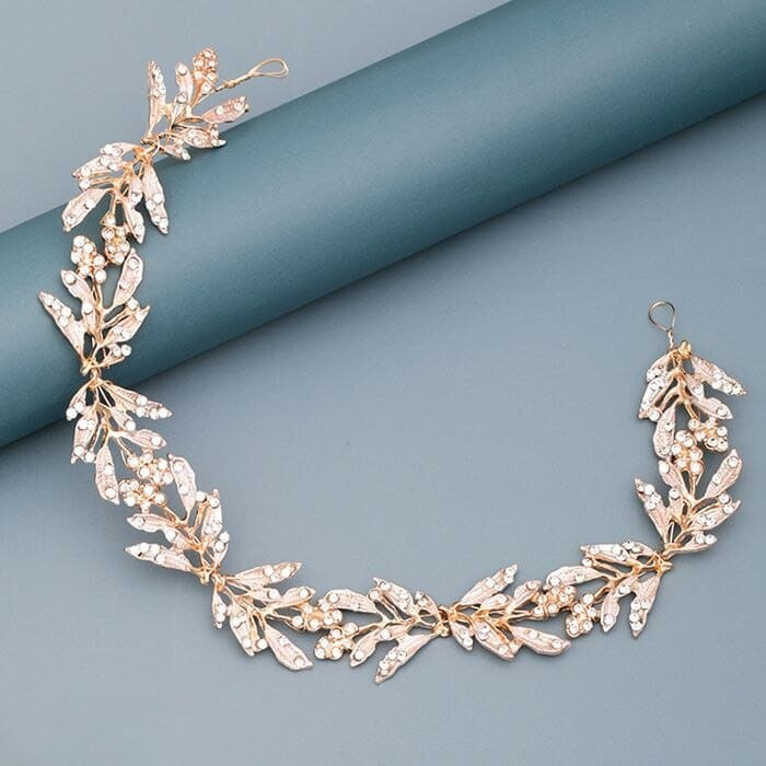 Serre tête bijoux fleurs – Image 7