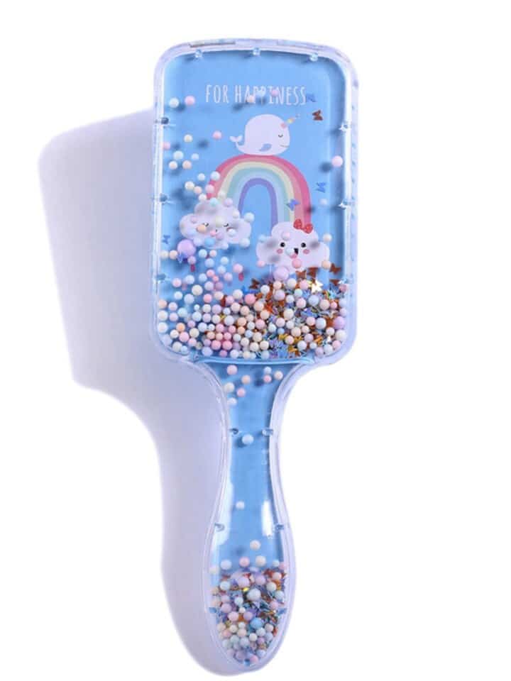 Brosse à cheveux avec une licorne dessus – Image 2