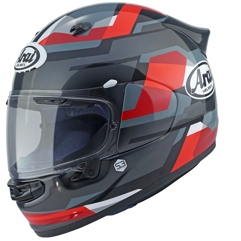Casque Arai QUANTIC – Abstract rouge