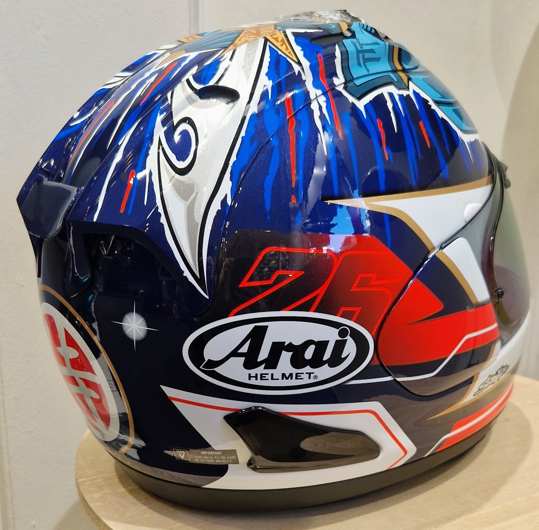 Casque Arai RX-7V EVO – PEDROSA SHOGUN / NEW 2025 – Image 3