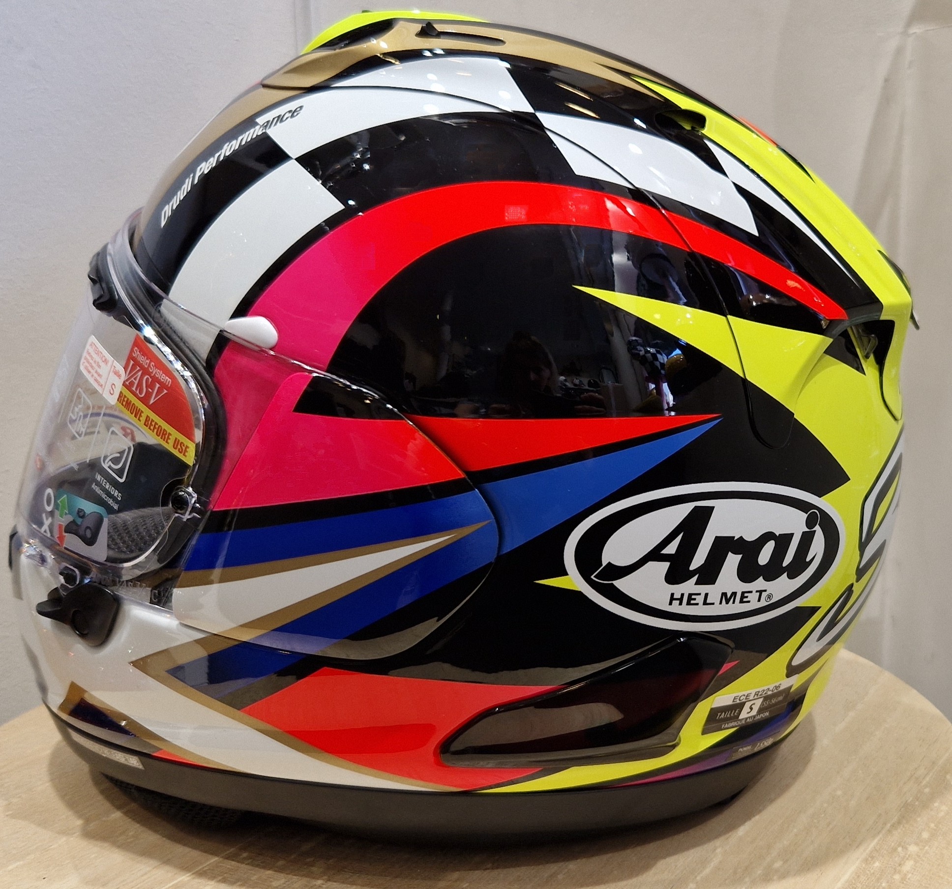Casque Arai RX-7V EVO – Schwantz 30 – Replica – Image 5