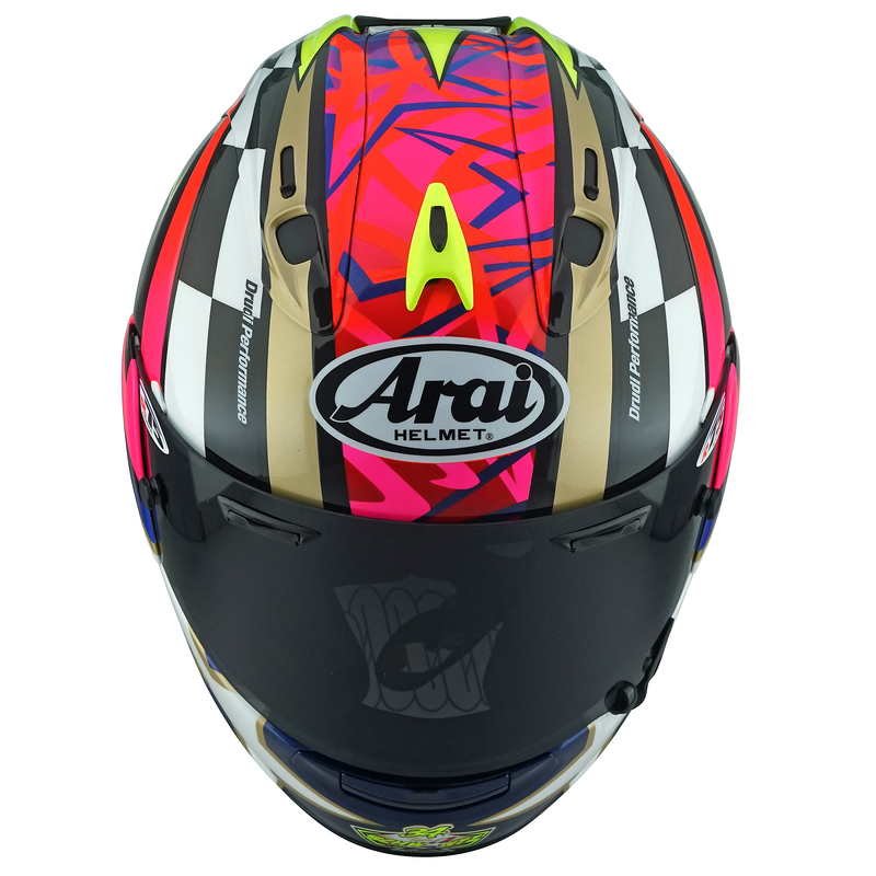 Casque Arai RX-7V EVO – Schwantz 30 – Replica – Image 7
