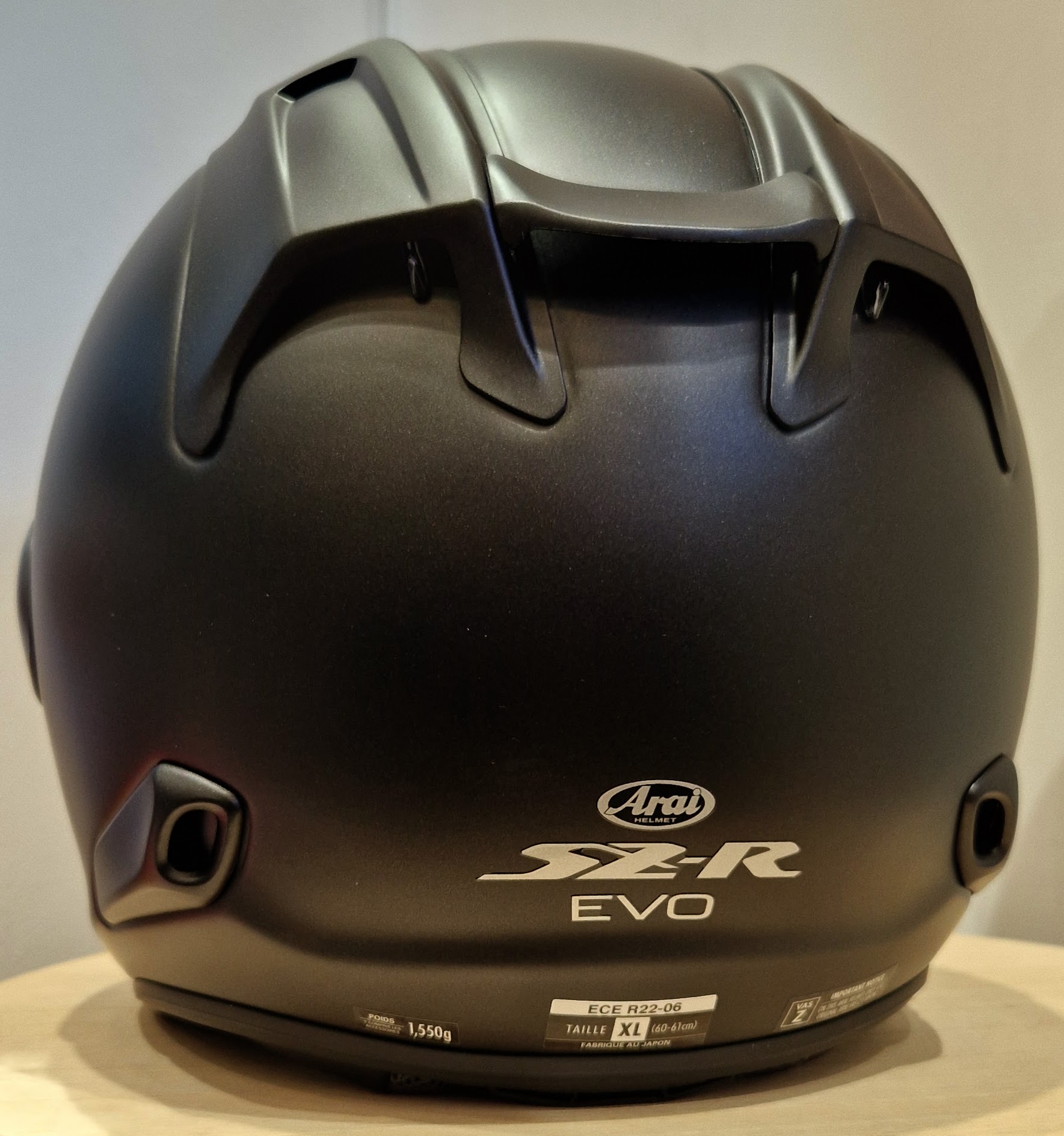 Casque Arai SZ-R VAS EVO Frost Black (NOIR MAT) – Image 2
