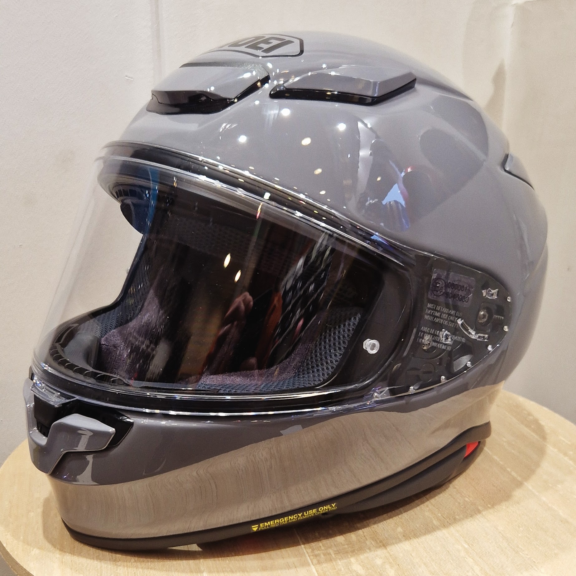 Casque SHOEI NXR-2 Basalt Grey (Gris nardo) – Image 4