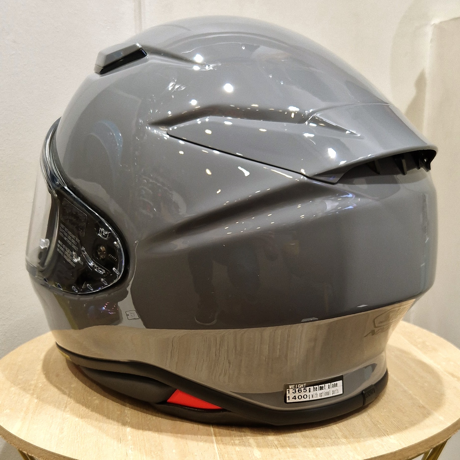 Casque SHOEI NXR-2 Basalt Grey (Gris nardo) – Image 3