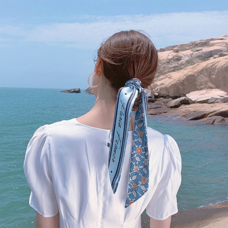 Chouchou foulard fille