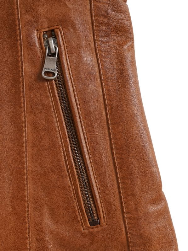 Leren dames jas 325 cognac Versano – Image 3