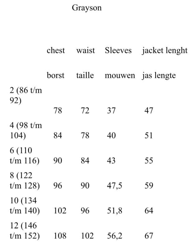 Jongens kinderjas Grayson zwart Versano – Image 4