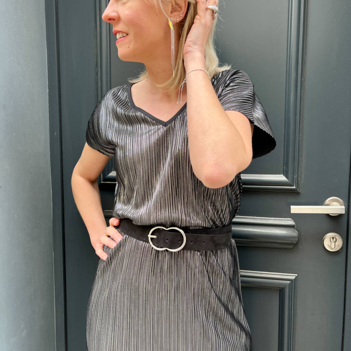 ROBE LAMEE NOIRE – Image 3