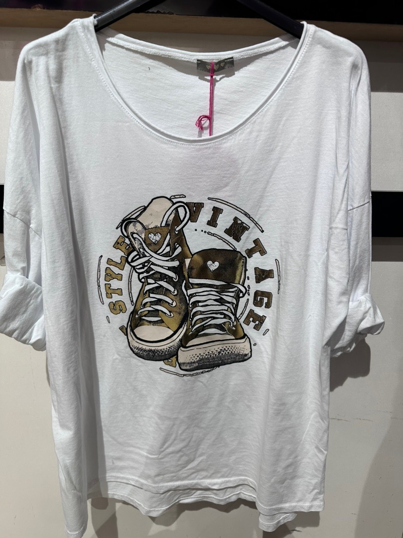T-SHIRT MANCHES LONGUES BASKET ALL -STAR VINTAGE STYLE – Image 7