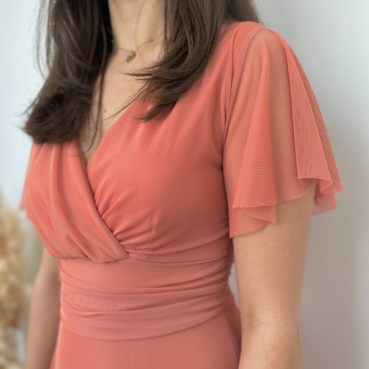 ROBE VOILE TERRA COTTA – Image 2