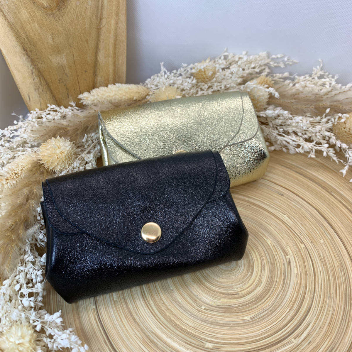 PORTE MONNAIE GUSTO NOIR – Image 3