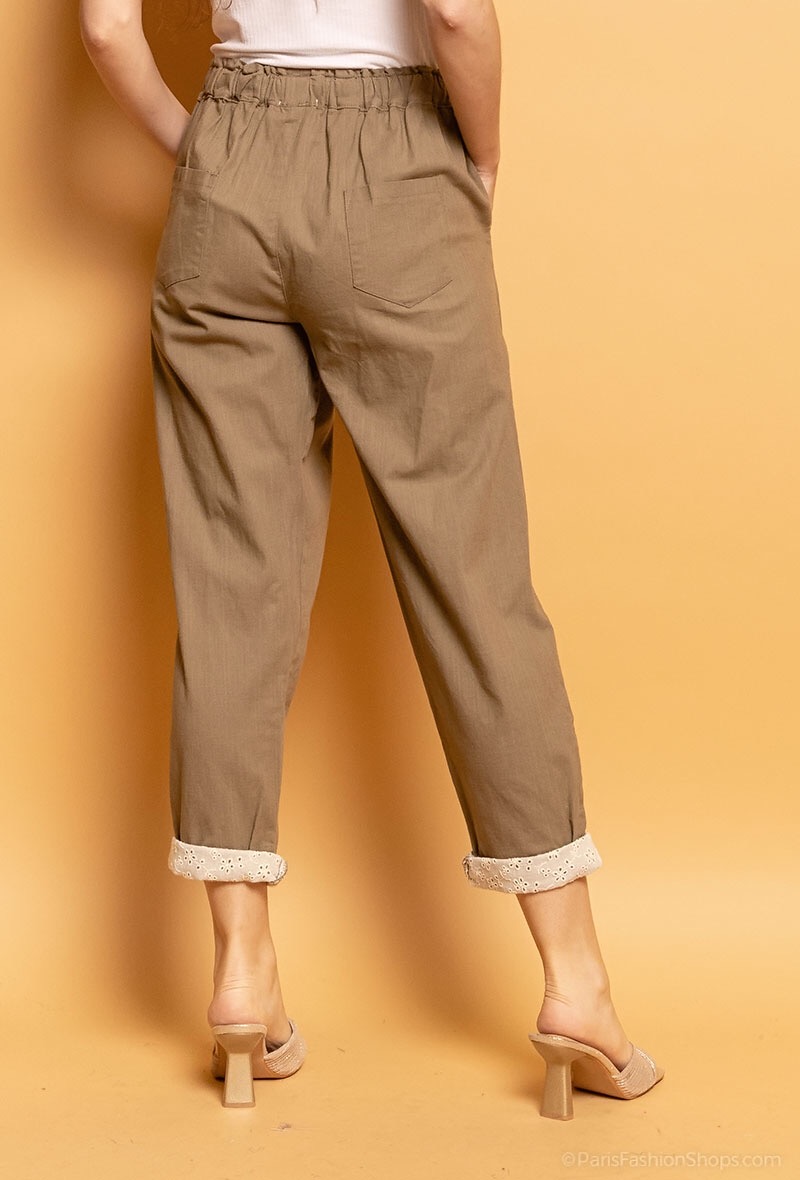 PANTALON NAIS EN COTON (COLLECTION ETE) 19 COLORIS AU CHOIX – Image 7