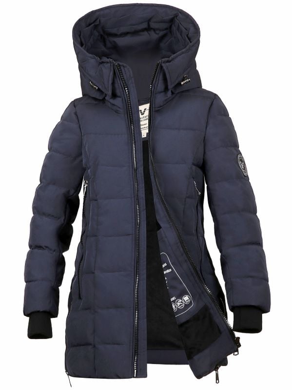 Halflange winterjas meisjes Sky kids blauw Versano