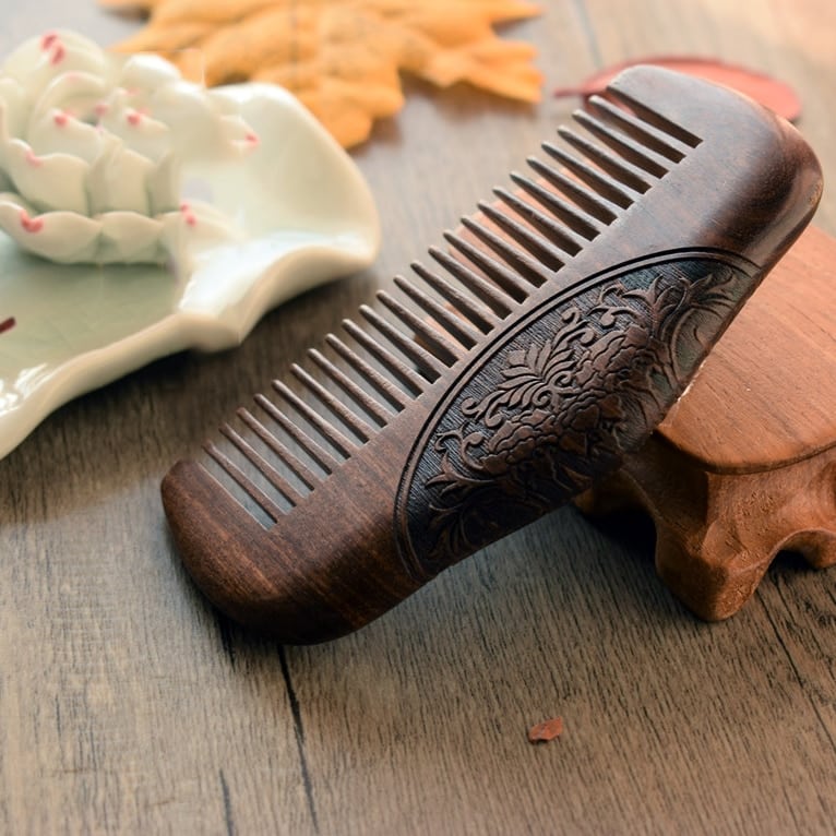 Peigne en bois pour cheveux crepus – Image 6