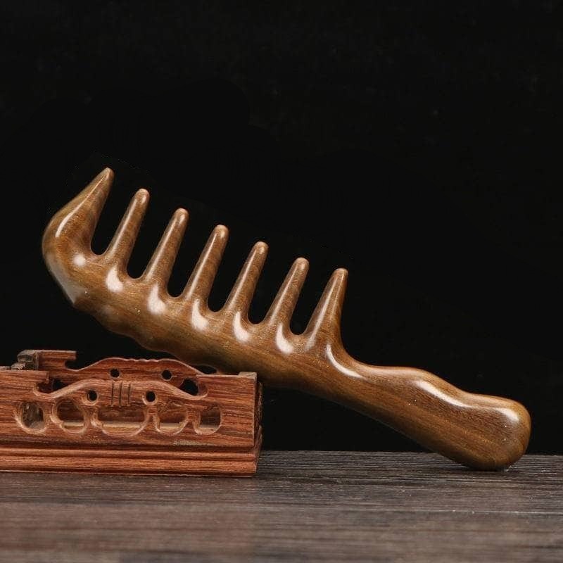 Peigne corne cheveux bouclés – Image 7