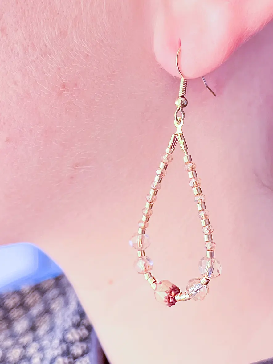 Boucles d’oreilles goutte Baroque – Image 8