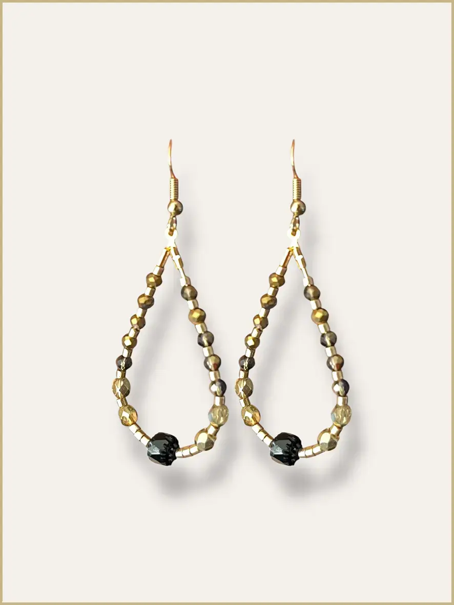 Boucles d’oreilles goutte Baroque