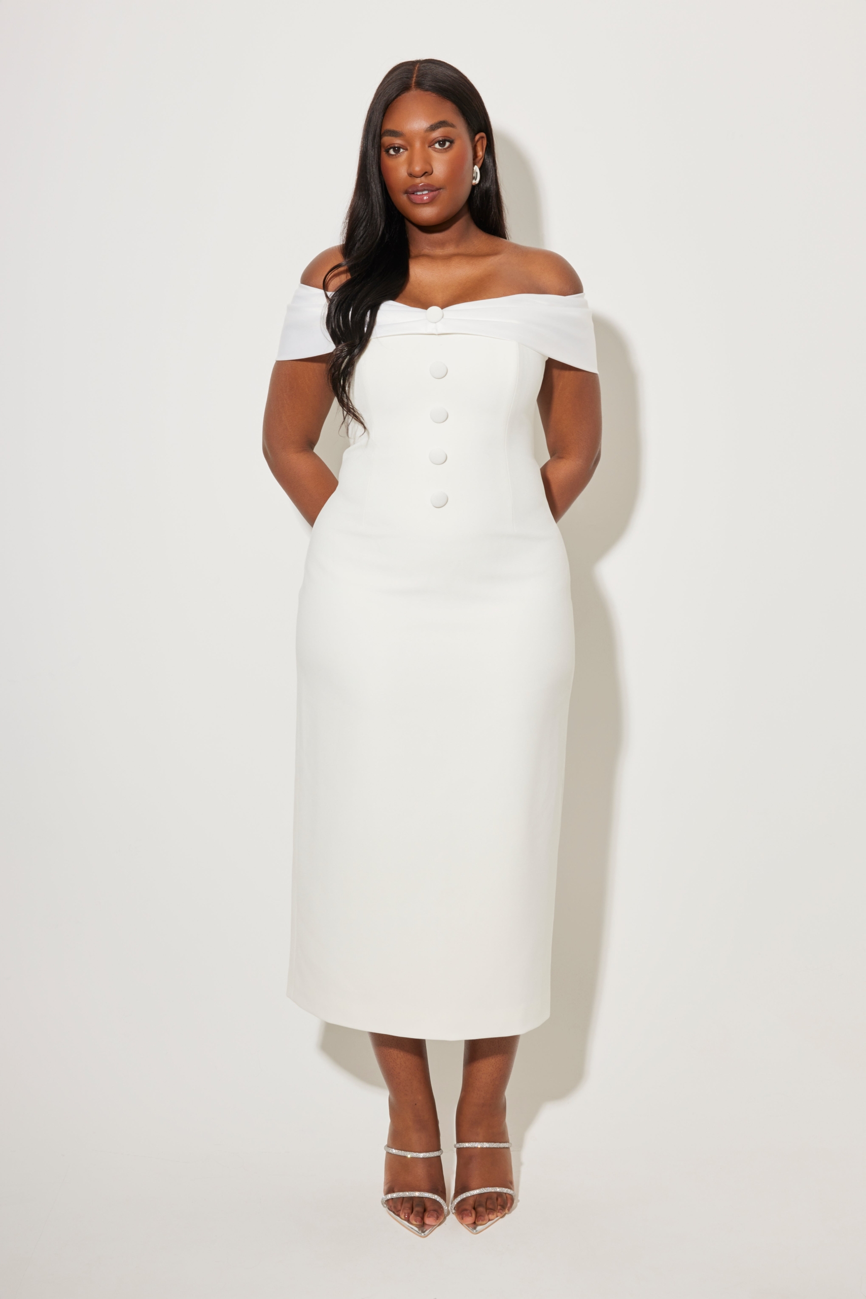 Bow Midi Dress – Image 2