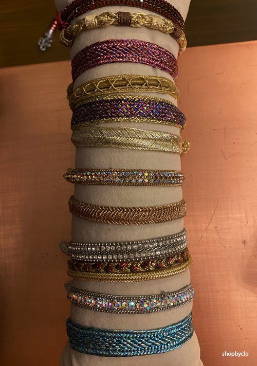 Bracelet cordon en soie