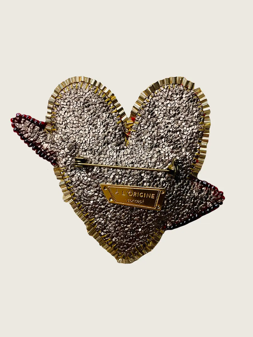 Broche Coeur Coup de foudre – Image 2