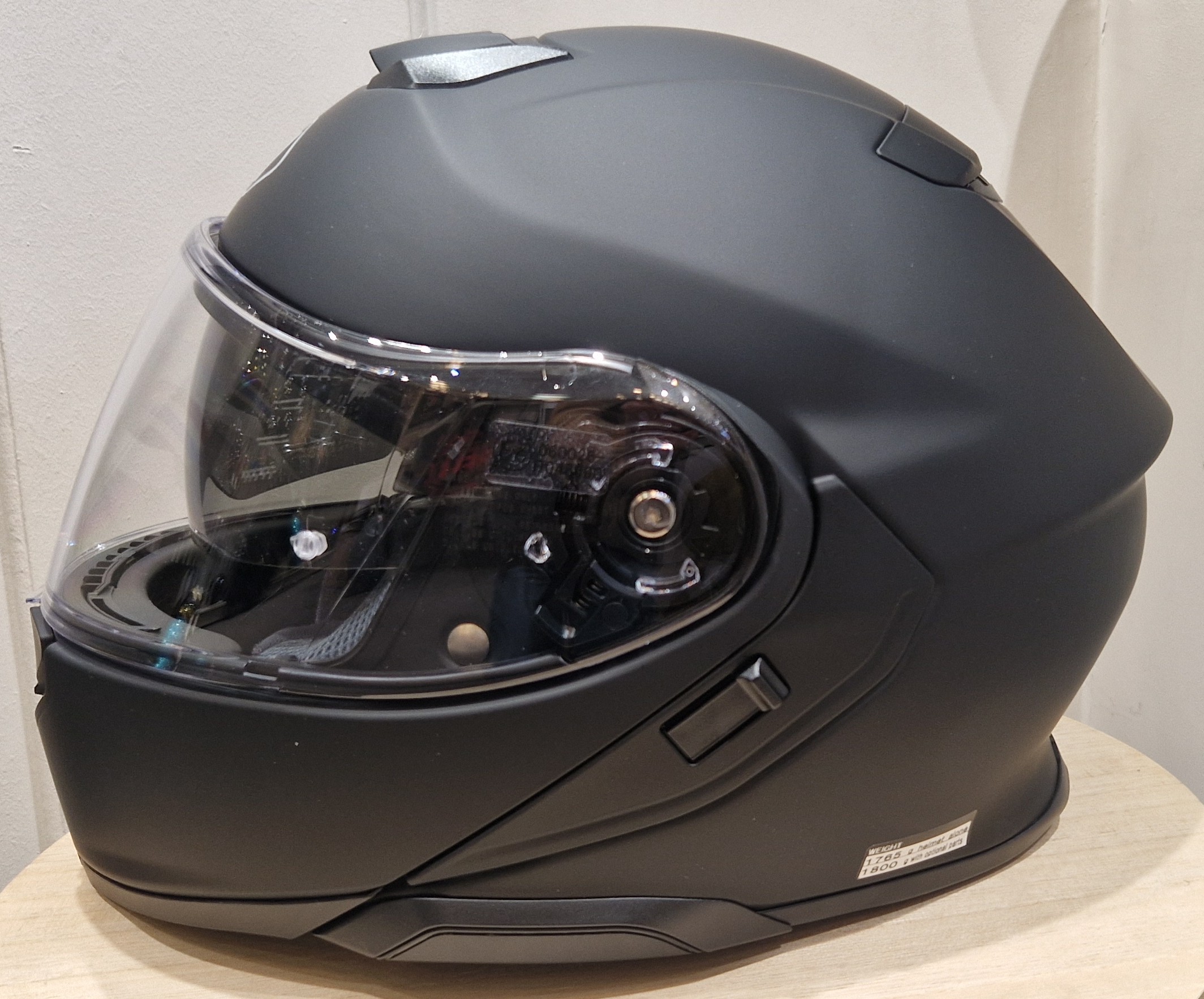 Casque SHOEI Neotec 3 Mat Black (Noir Mat) – Image 2