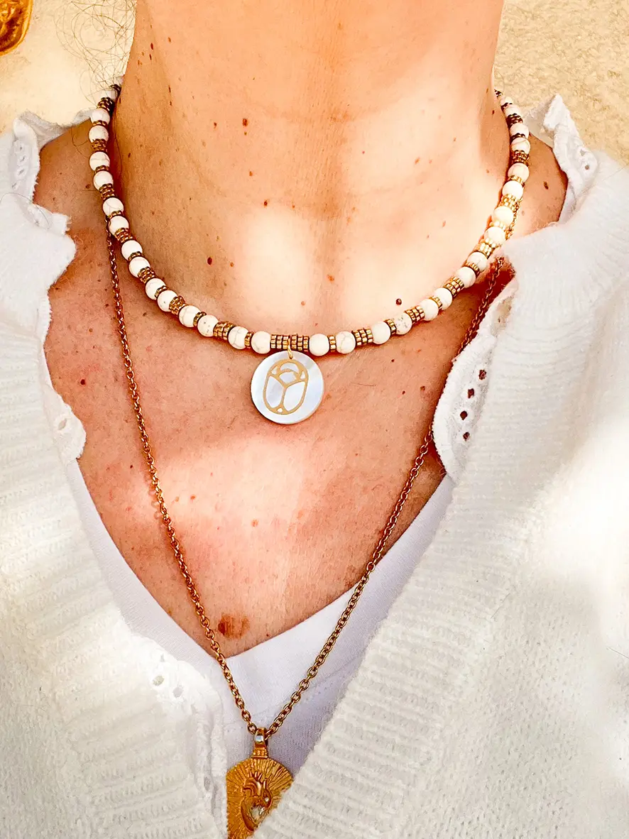 Collier pierre naturelle Alice