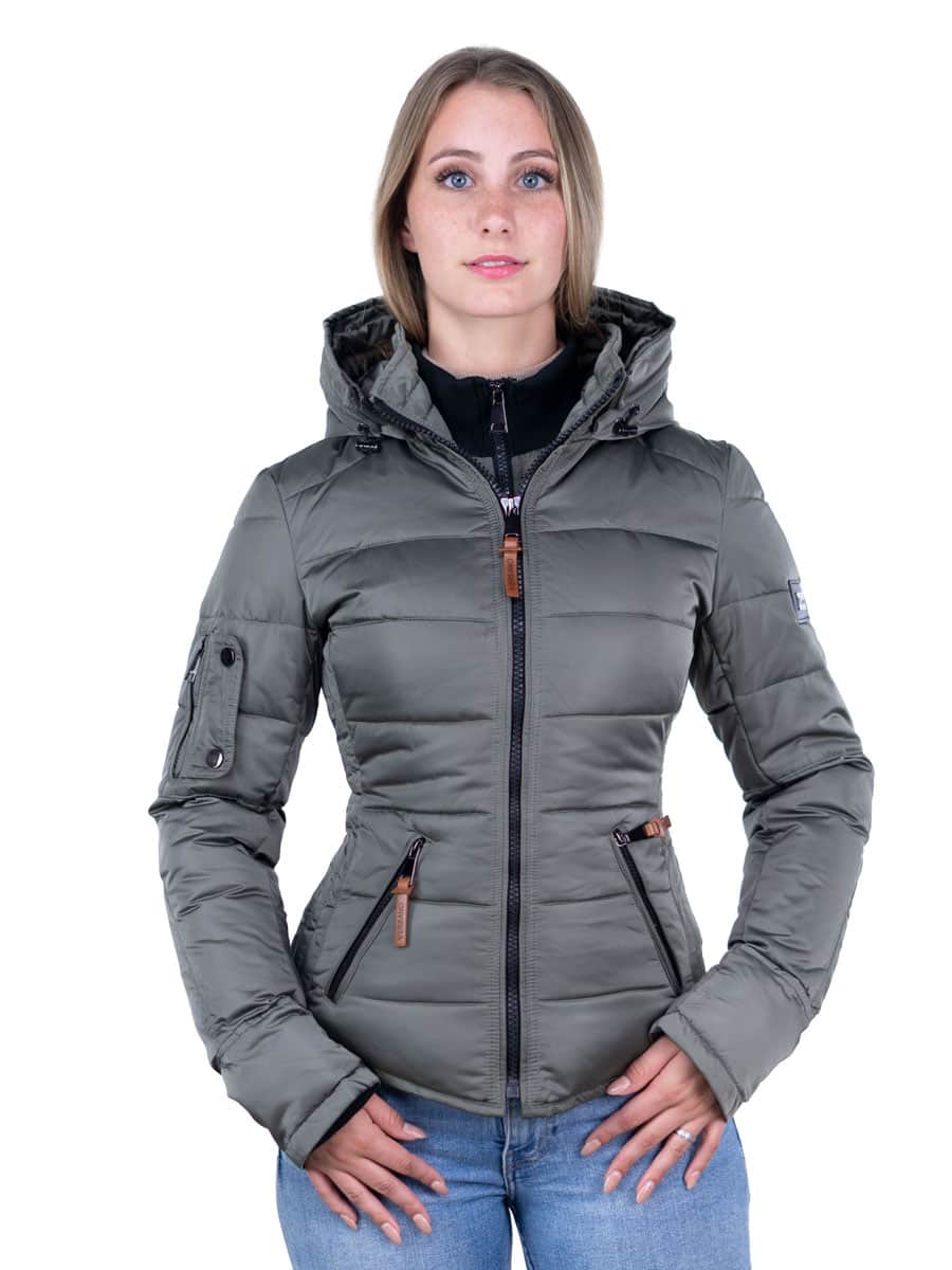 Dames winterjas Shamila new generation Versano groen – Image 6