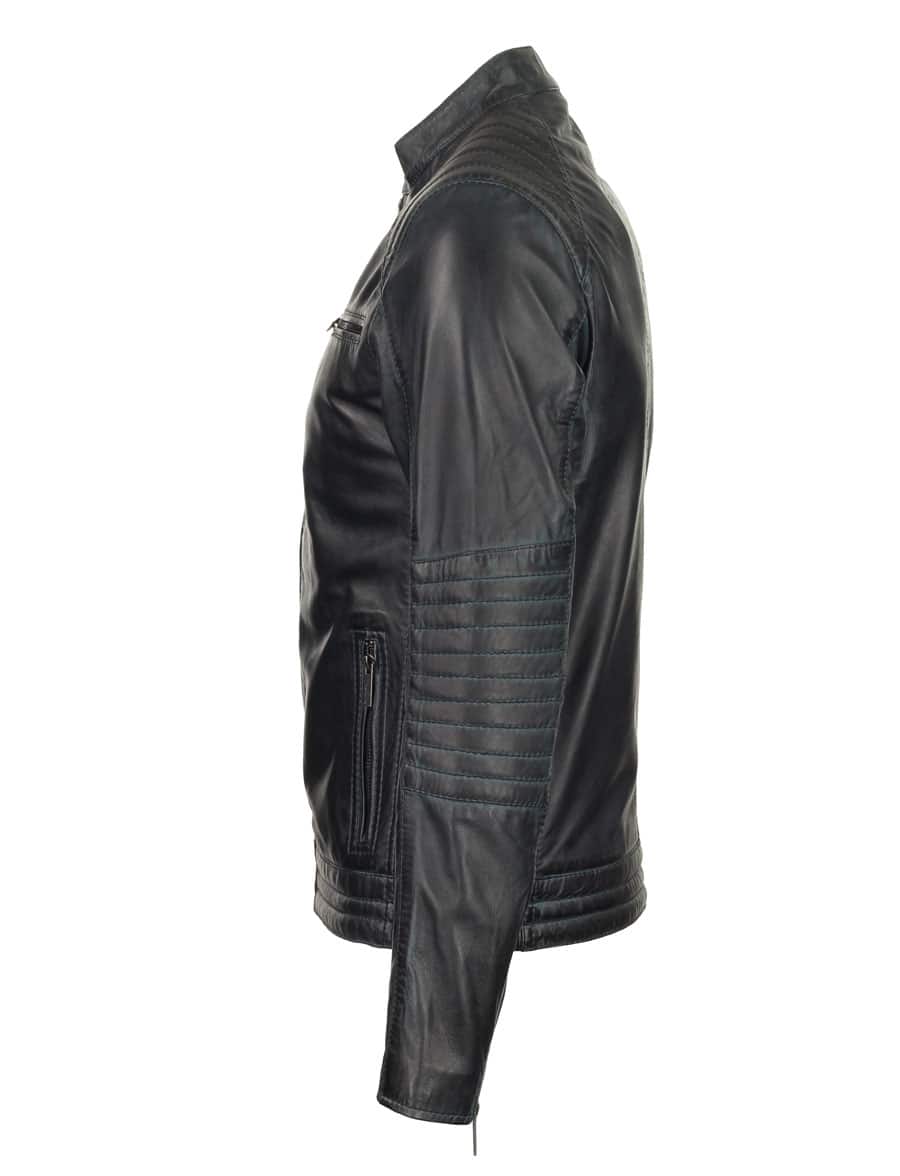 imitatie leren jas heren blauw TRR 46 Versano – Image 7