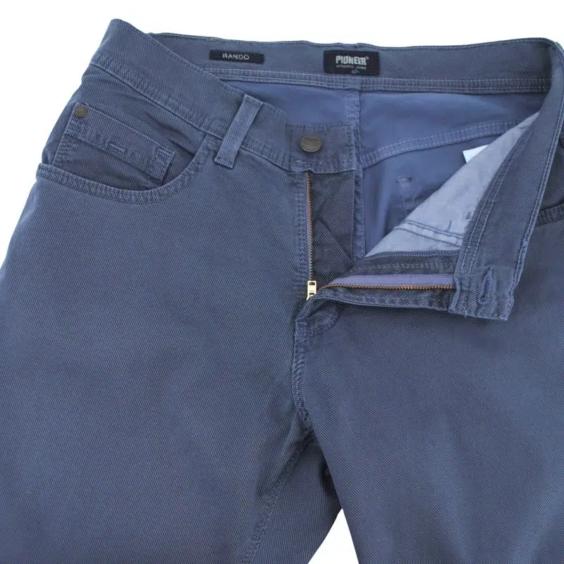 Pantalon coton PIONEER modèle Rando bleu 5219Pio – Image 5