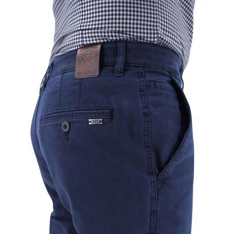 Pantalon peau de pêche MENS Madison x-tend bleu foncé 2046Men – Image 2