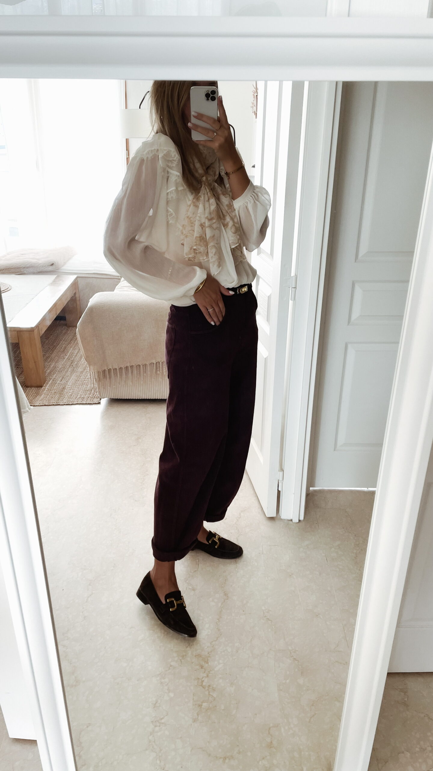 Pantalon Ballon Bordeaux Hugo – Image 2