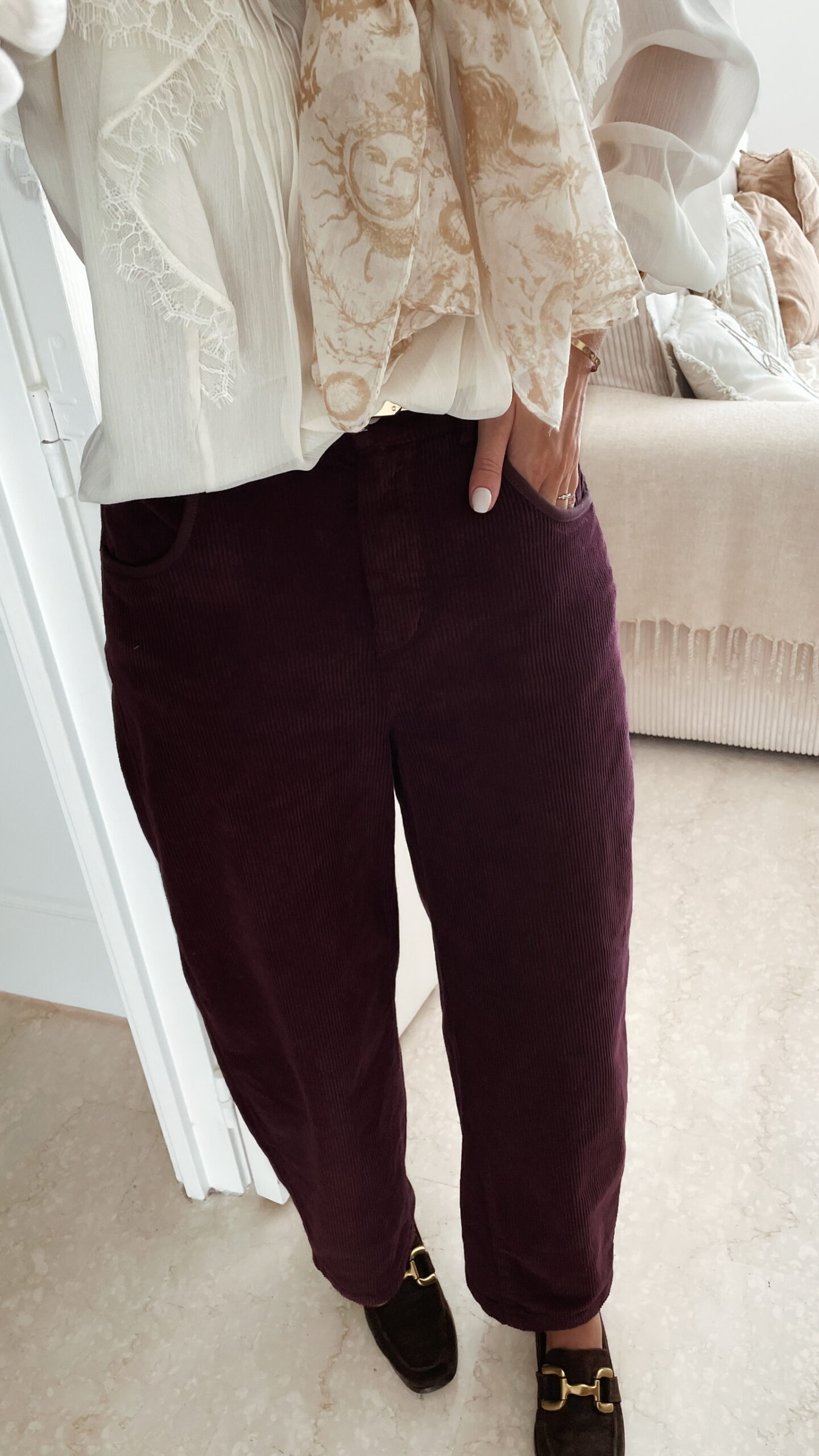 Pantalon Ballon Bordeaux Hugo – Image 6