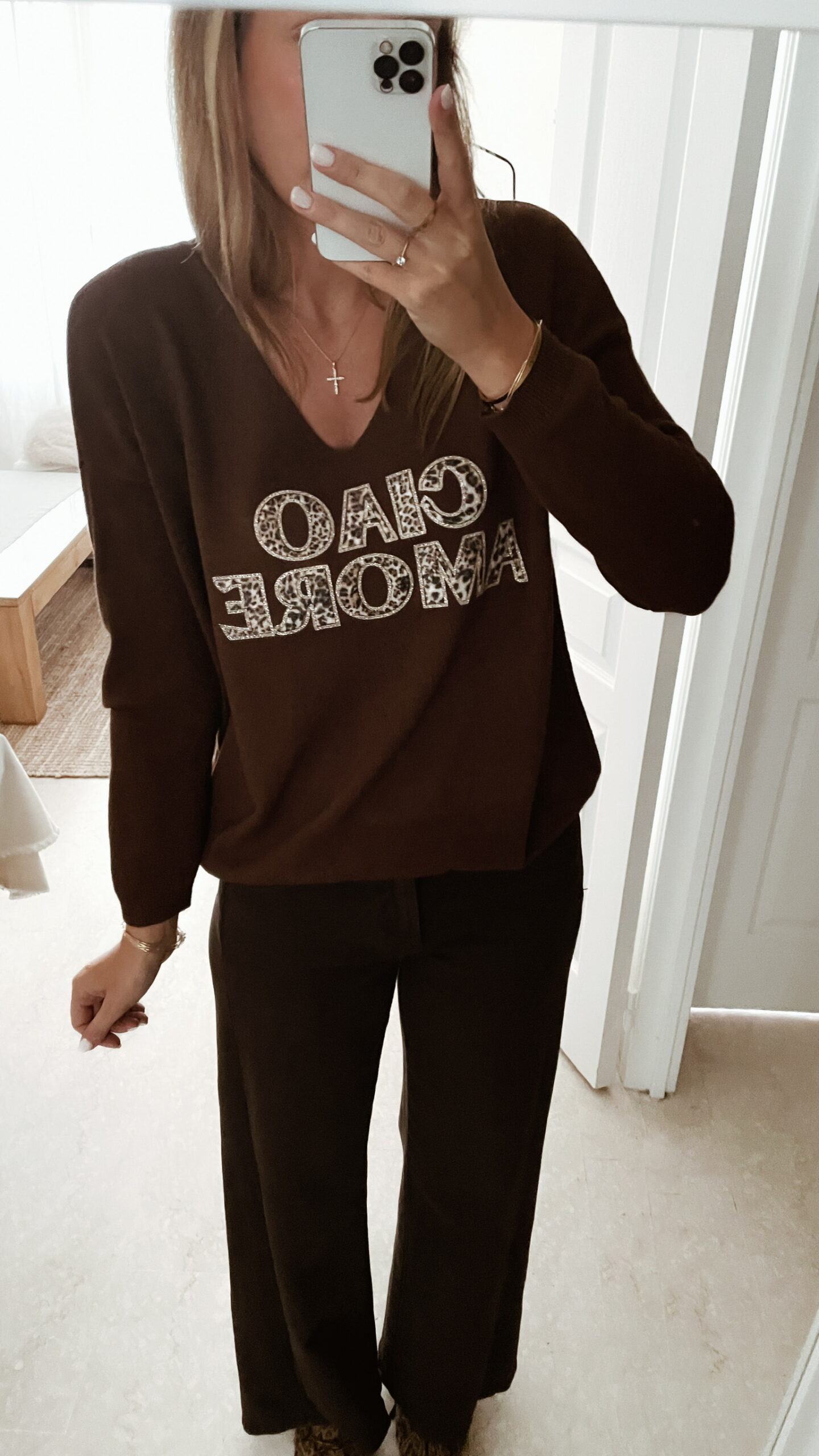 Pull Chocolat Ciao Amore – Image 3
