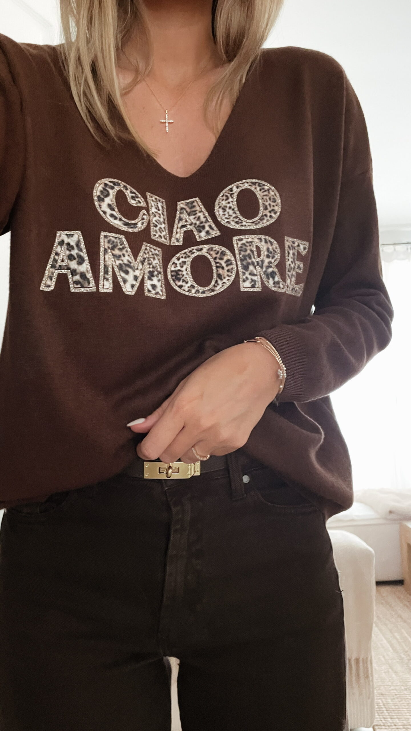 Pull Chocolat Ciao Amore