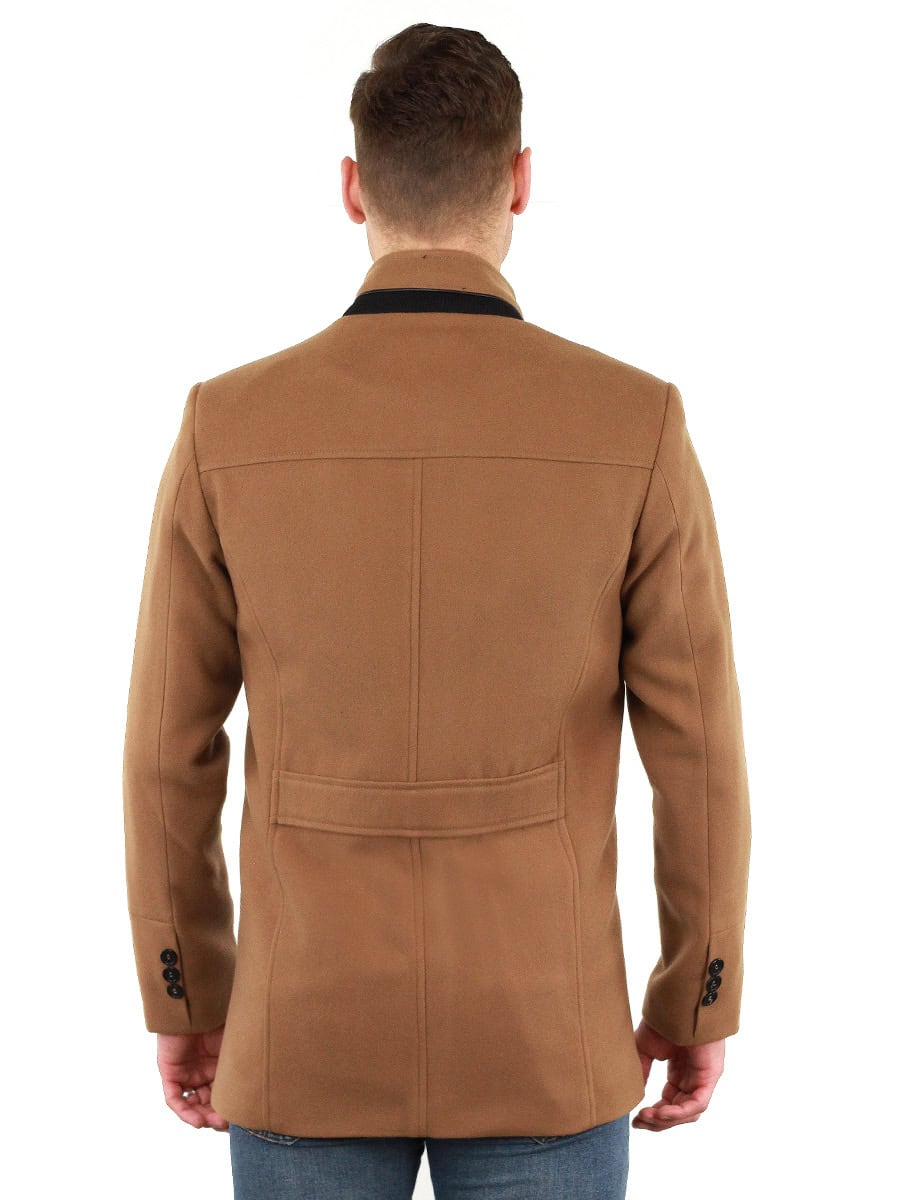 Winterjas mantel heren camel Versano John – Image 7