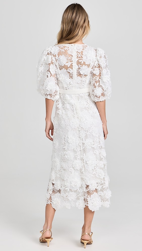 Halliday Lace Flower Dress – Image 3