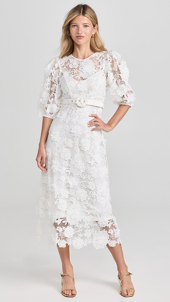 Halliday Lace Flower Dress